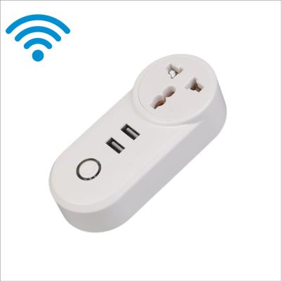 China Wholesale Customizable Indoor 18A Wifi Socket India Wi-Fi Wireless Smart Smart Plug With Dual Usb for sale