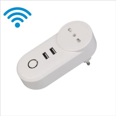 China Wholesale High Quality Indoor Italy 16A Smart Usb Socket Outlet Smart Home Wifi Socket Outlet for sale