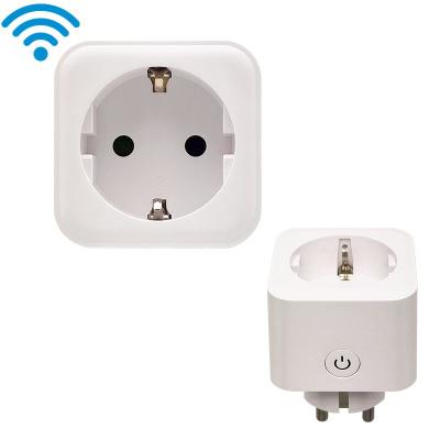 China EU Smart Wi-Fi Tuya Plug Residential/Multi-Purpose Power Socket and Life App Control 16A Wifi Smart Home Smart Sockets for sale