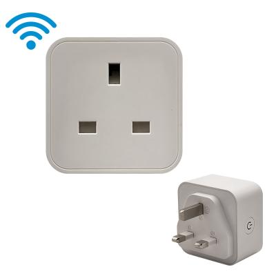 China Tuya Plug Socket Industrial UK Standard Smart Voice Control Wifi Socket For Tuya Home Smart Plug for sale