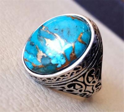 China Men's Ring Turquoise Lead Free Nickel Free for sale