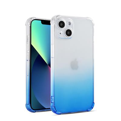 China Shockproof Soft Silicone Clear Case For Huawei P20 P30 P40 Lite Honor 30Pro 10i 20i 10 Mobile Phone Back Cover Color Shockproof for sale