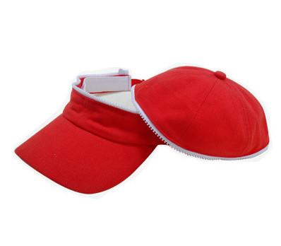 China Mixed Function Custom Embroidered Sun Visors With Elastic Bands Baseball Style for sale