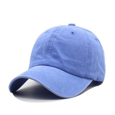 China Mens Adjustable Summer Flexfit Baseball Cap , Washed Distressed Dad Hat for sale