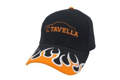 China Adults Printed Baseball Caps With Flame Embroidery Custom Color for sale