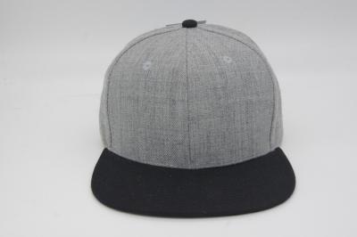 Chine Chapeau 100% unisexe de hip-hop de polyester/chapeaux simples Snapback de blanc à vendre