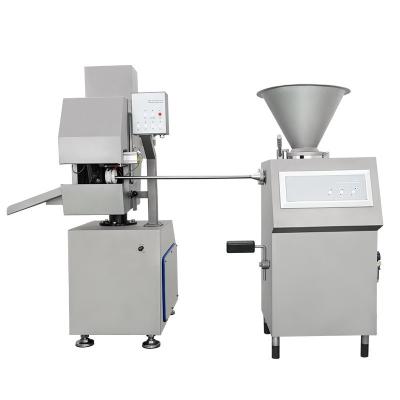 China Food processing factory Automatic  Sausage Making Machine Commercial Electric Vacuum Sausage Stuffer Linker  Meat  Filling Machine for sale