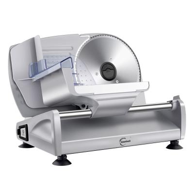 China Hotels Commerical Pork Meat Slicer Cutter Machine Electric Slice Meat Cutting Machine Semi-Automatic Frozen Table Top Meat Slicer for sale