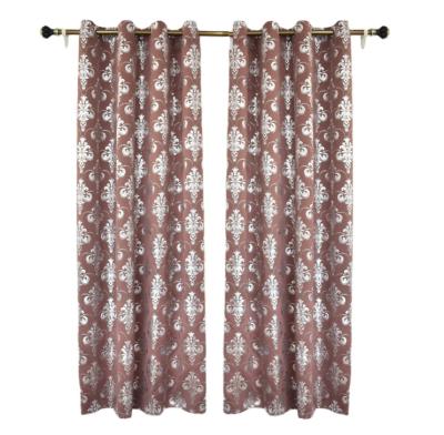 China Luxury blackout blackout window with curtains for living room tanning printing blackout curtains for sale