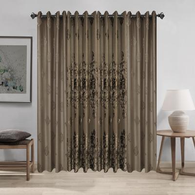 China Jacquard Luxury Home Living Room Curtains With Strong Shading Properties For Indoor Curtains for sale