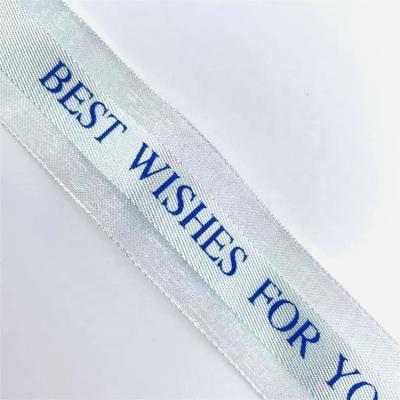 China Custom Merry Christmas High Tenacity Cable Ribbon Organza Satin Christmas Gift Ribbons for sale