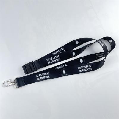 China Polyester PVC Nylon Lanyard With Custom Logo Security Polyester Lanyard for sale