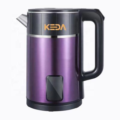 China Hot Selling 360 Degree Rotation Base Water Heater New 1.8L Jug Colored Stainless Steel Electric Kettle for sale