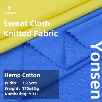 China Hemp Breathable Cotton Knitted Fabric for sale