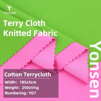 China Breathable cotton terry cloth for sale