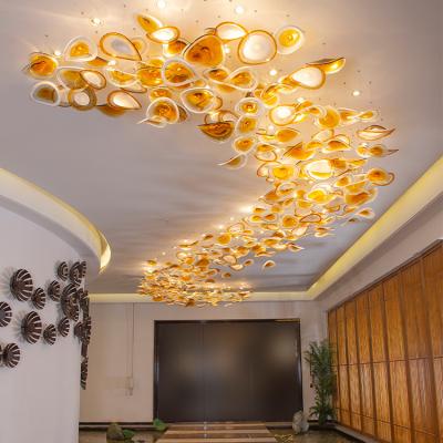 China Modern New Product Hotel Lobby Theatre Salon Decoration Custom Glass Crystal Modern LED Chandelier for sale