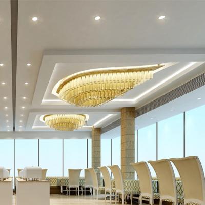 China Modern Professional Porject Indoor Decoration Banquet Hall Lobby Lighting Custom Luxury LED Chandelier for sale