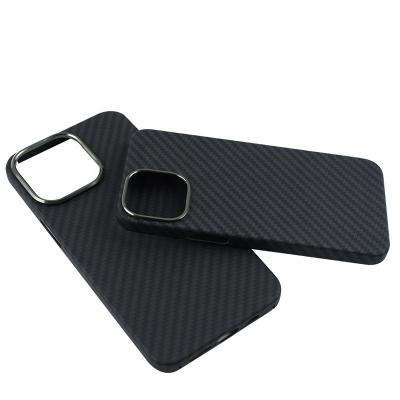 China 100% Pure Aramid Fiber Shockproof Material and Waterproof and Dropproof Functional High End Military-grade Mobile Phone Design Case for sale