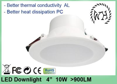 China Heat Conductive LED Ceiling Downlight 4 Inch 10W Warm White SMD5730 for sale