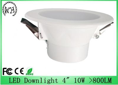 중국 높은 광도 CRI 10W LED 천장 Downlight 4Inch 3000K 800Lm 판매용