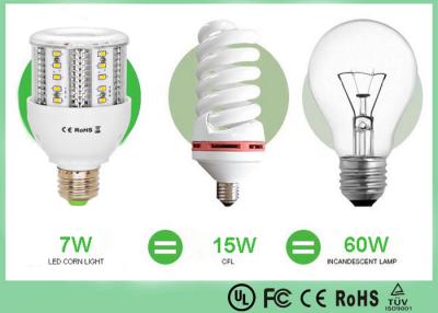 China VERSTECKTE Birnen SMD 2835 führten LED Ersatz-7W, 3000K Mais-Glühlampen zu verkaufen