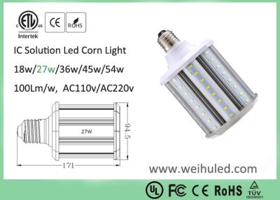 China Pure Aluminum Heatsink IC Driver Led Corn Lights 4000K CRI 80 170mm Length for sale