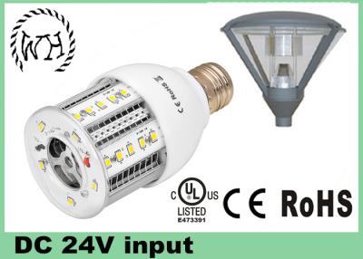 중국 상업적인 점화를 위한 백색 3000K E27 LED 옥수수 전구 DC 24V CRI 80를 데우십시오 판매용