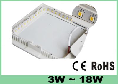 Chine Lumière menée mince lumineuse superbe adaptée aux besoins du client Smd 2835 de panneau de plafond 3 C.A. 85V - 265V du watt 4W 6W à vendre