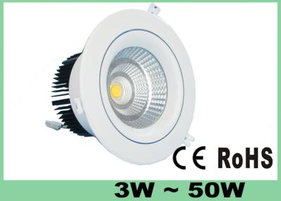 China Bridgelux COB Dimmable LED Downlights 25W 2000 LM Commercial Shopping Mall Lighting for sale