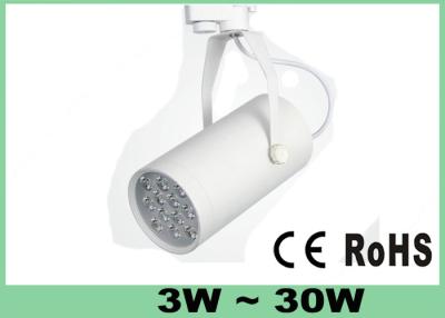 China Plastic Round Epistar LED Track Light / Lighting Bulbs 2700k - 7000k Commercial Indoor  9W for sale