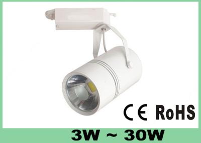 China Dimmable COB LED Track Spot Lights 30 Watt Fixtures 100 - 240 V AC IP54 Waterproof for sale