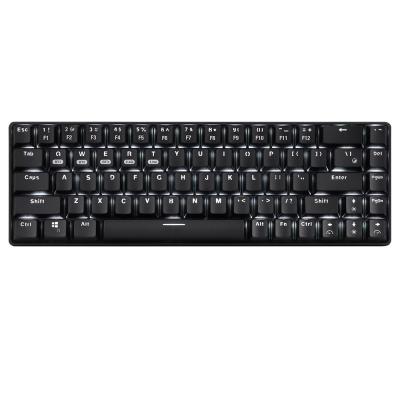 China Backlit Black Red Axis Green Axis Green Axis Black Red Axis Wireless Gaming Keyboard 68 Keys Metal Usb Mechanical Cable Keyboard for sale