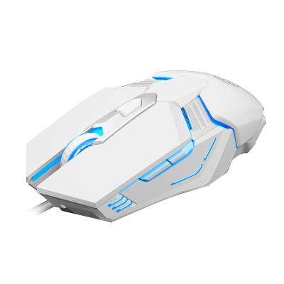 China Gaming Mice 2021 New RGB Six Button Led Light Mouse Dpi M12 Wired Glowing Computer Gaming Mouse Game Programming Mouse for sale