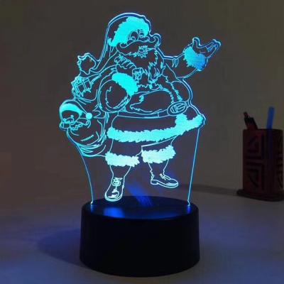 China 2021 Modern Custom Led Lamp 3D Night Light Children's Room Decor 3D Creative Illusion Viewing Acrylic Table Desk LED Acrylic Base for sale