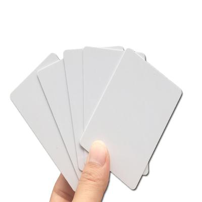 China Printable Business ID Cr80 Sublimation Pvc Blank PVC Plastic White Card for sale