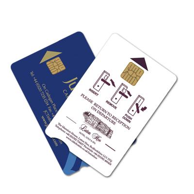 China Waterproof / Waterproof Atmel at24c02 Contact IC Smart Card For Hotel Key for sale