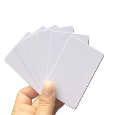 China Credit Card Size Inkjet Printer PVC Standard Printable Plastic Card Blank CR80 White Card for Thermal or Inkjet Printer for sale