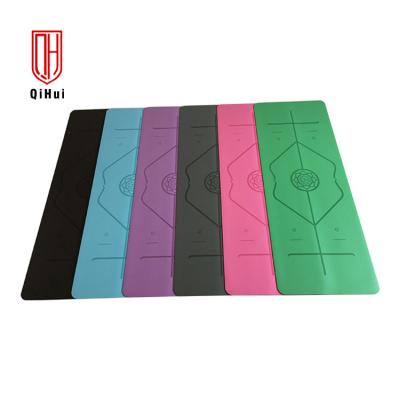 China 5mm Thickness Rubber Gym Yoga Mat Soft Surface Strong Anti Skid Performance for sale