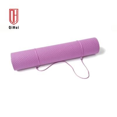 China Stretching Yoga Mat Sling Carrier , Thick Comfy Delicate Texture Yoga Bag Strap for sale