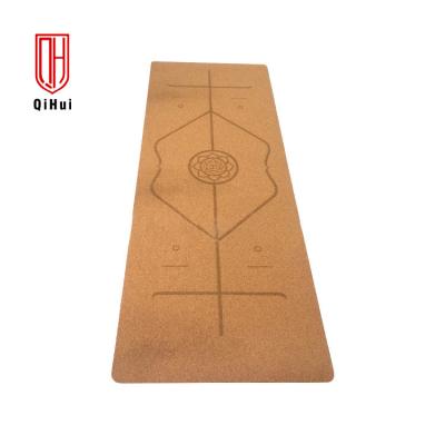 China Cork Surface Anti Skid Gym Yoga Mat No Smell Indoor / Outdoor Use Portable for sale