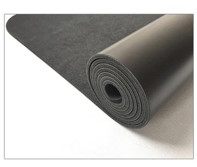 China Custom Posture Line Folding Yoga Mat , Natural Rubber Sticky Yoga Mat for sale