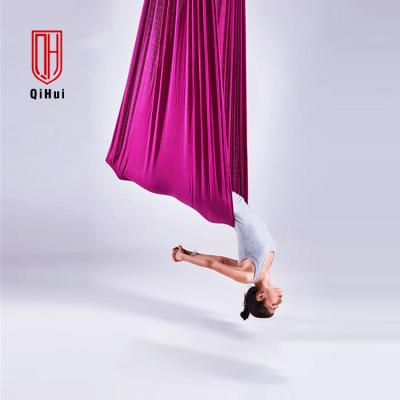 China Anti Gravity Aerial Yoga Kit , Six Handles Sling Pilates Hanging Yoga Swing for sale