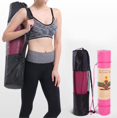 China Honeycomb One Piece Molding Waterproof Tpe Yoga Mat for sale