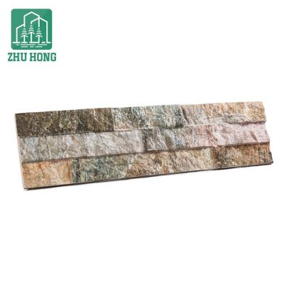 China Rustic Tiles Manufacturer Supply Wear Resistant Natural Stone Green Low Water Absorption External Wall Building External Wall Tiles for sale