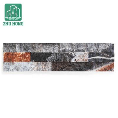 China Cheap Rustic Tiles Factory Dark Gray Waterproof Wall Tiles Matte Natural Split Exterior Wall Tiles for sale