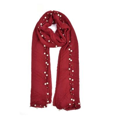 China Wholesale Chinese HEC Polyester Women Long Elegant Comfortable Soft Long Scarf for sale