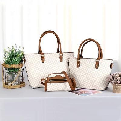 China Lady HEC Latest Design Vintage Large Handbags Sets For Women Fashion Ladies Tote Handbag for sale