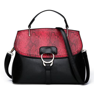 China New Fashion Large Capacity Fashion Contrast Color Single Handbag Single Cross - Body Bag Wholesale for sale