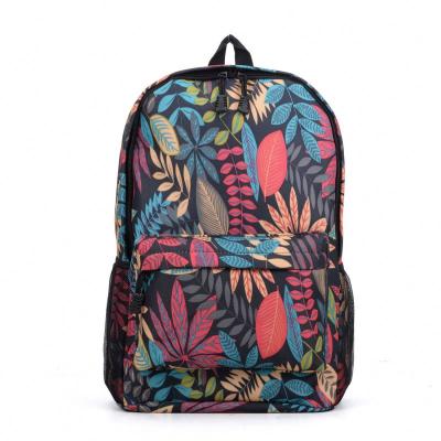 China 2019 fashion waterproof custom printed kids high school blue black backpack for sale