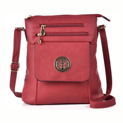 China HEC China Fashion Large Capacity Single Color Ladies PU Leather Handbag Bags for sale